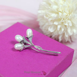 W17017 - Pearl Bouquet Brooch