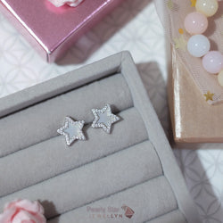 E17244 - Pearly Star Earrings