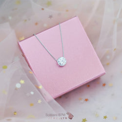 N17028 - Solitaire Necklace 7M (Bezel)