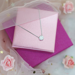 N17029 - Solitaire Necklace 6M (Bezel)